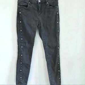 Blank NYC skinny studded rivet  jeans